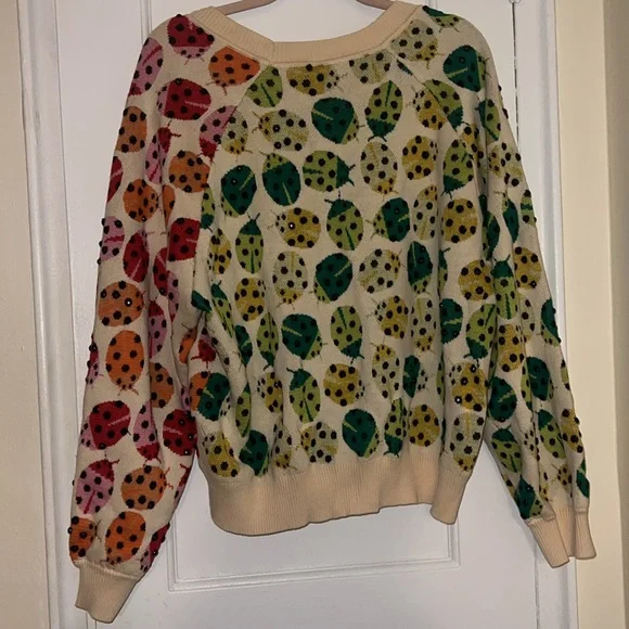 Queen of sparkles ladybug cardigan - Picture 4 of 4